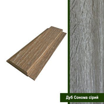 Стінова панель МДФ&nbsp;"1265 Дуб&nbsp;Сонома Сірий" | Стінові панелі МДФ