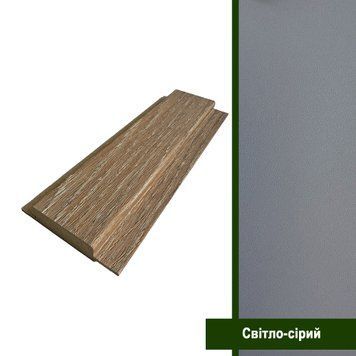Стінова панель МДФ&nbsp;"1265 Світло сірий" | Стінові панелі МДФ